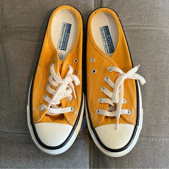 Even Star Shoes Womens Even Star Mustard Yellow Slip On